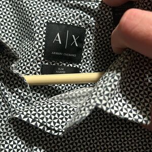 Armani exchange bottom down dress shirt